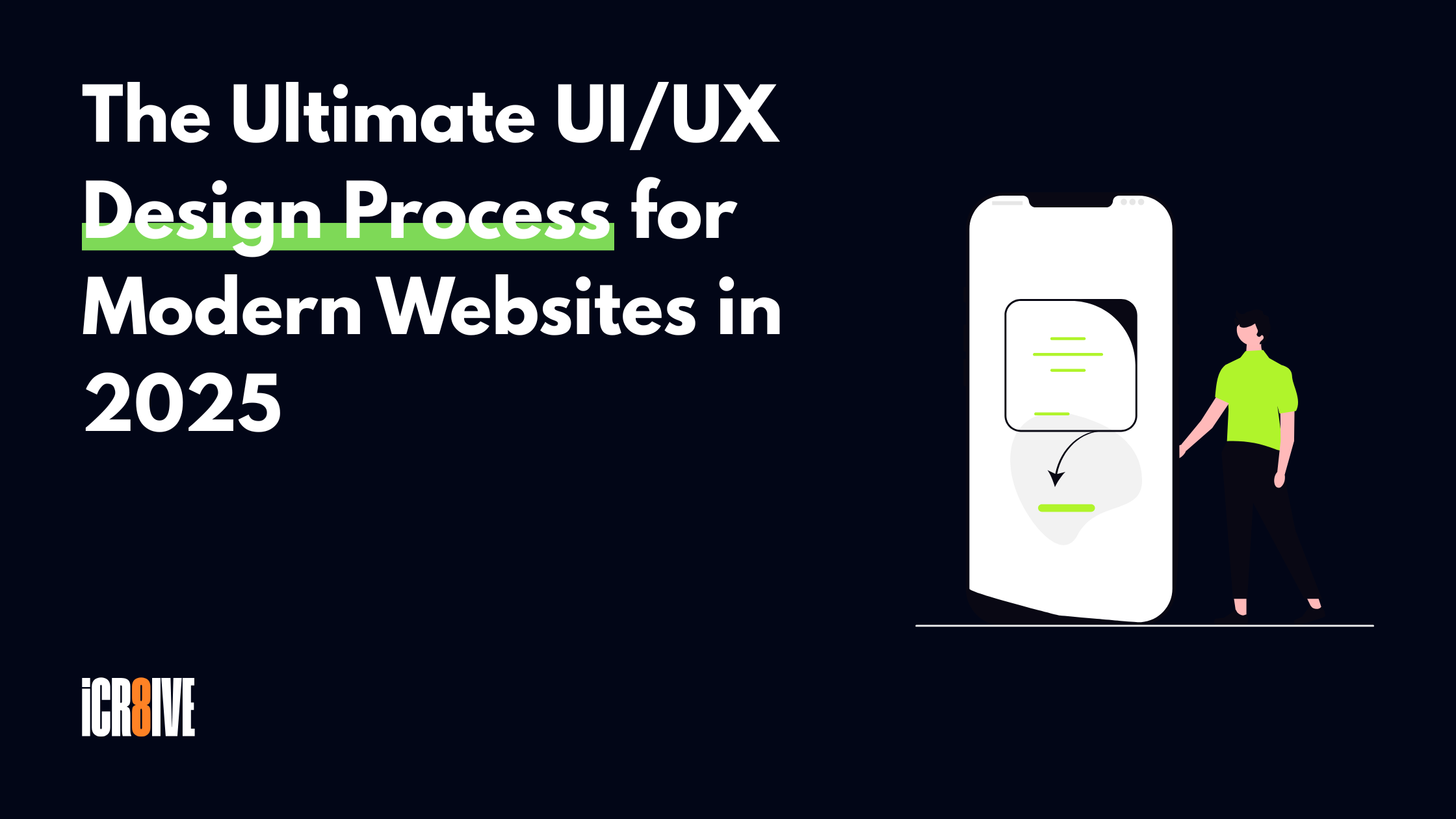 Discover a proven, step-by-step UI/UX design process for modern websites in 2025. Learn how to create intuitive, user-centered designs that convert.